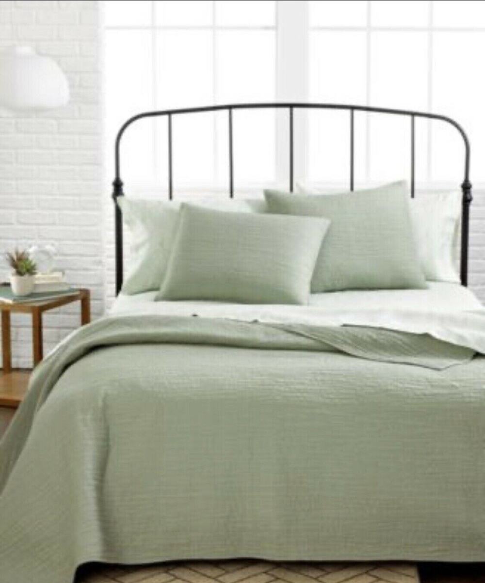 Sunham Kenwood Bedding 100% Cotton STANDARD Sham Sage GREEN B1363 one SINGLE